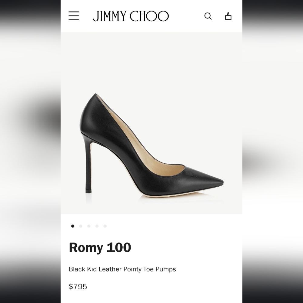 Jimmy Choo Romy 100 Pumps - Picture 2 of 12